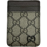 グッチ GUCCI マグネットカードケース 817197 ベージュ GGスプリーム レディース カードケース
