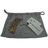 バレンシアガ BALENCIAGA アワーグラス ミニ 2WAYハンドバッグ 664676 ブラウン PVCコーティングキャンバス レディース ハンドバッグ