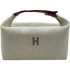 エルメス HERMES ブリッドアブラックGM ベージュ トワル レディース ハンドバッグ