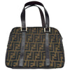 フェンディ FENDI ズッカスモールハンドバッグ 16427 ブラウン ジャガード レディース ハンドバッグ