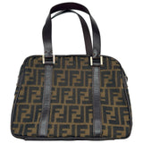 フェンディ FENDI ズッカスモールハンドバッグ 16427 ブラウン ジャガード レディース ハンドバッグ