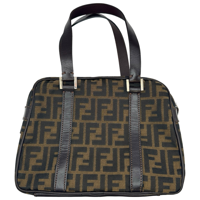 フェンディ FENDI ズッカスモールハンドバッグ 16427 ブラウン