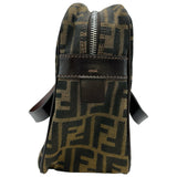フェンディ FENDI ズッカスモールハンドバッグ 16427 ブラウン ジャガード レディース ハンドバッグ