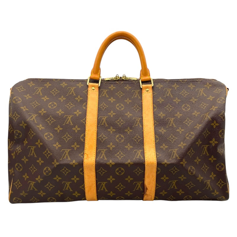 ルイ・ヴィトン LOUIS VUITTON キーポル・バンドリエール50 M41416 ブラウン モノグラム・キャンバス ユニセックス ボストンバッグ