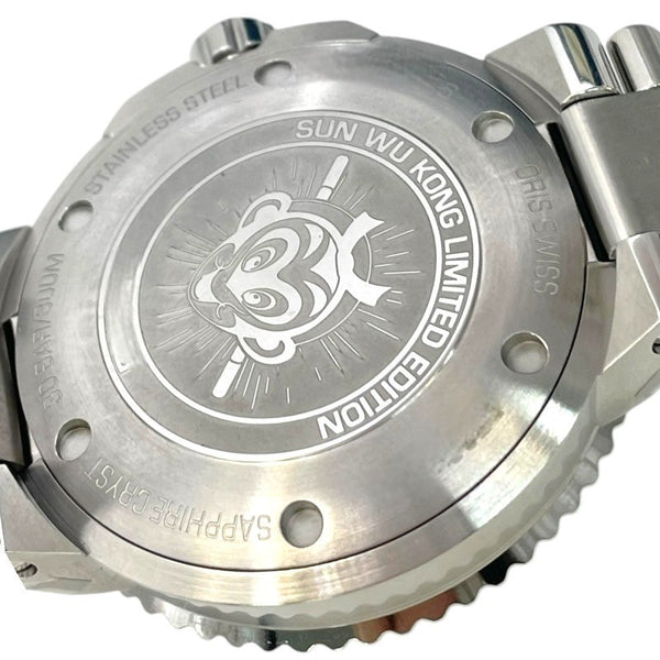 オリス ORIS アクイスデイト 孫悟空 リミテッドエディション 0173377664185 ブルー SS 自動巻き メンズ 腕時計