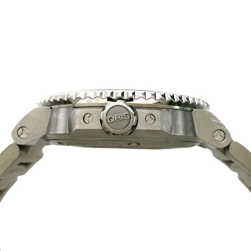 オリス ORIS アクイスデイト 孫悟空 リミテッドエディション 0173377664185 ブルー SS 自動巻き メンズ 腕時計