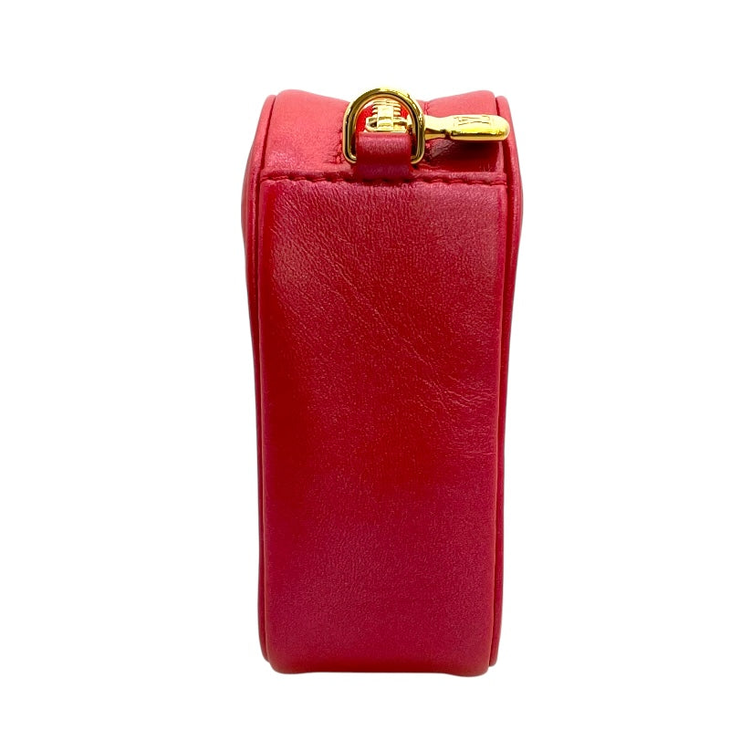 ルイ・ヴィトン LOUIS VUITTON ハートオンチェーン ポーチ M80837 ピンク モノグラム レディース ショルダーバッグ