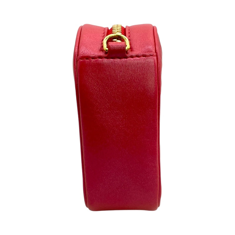 ルイ・ヴィトン LOUIS VUITTON ハートオンチェーン ポーチ M80837 ピンク モノグラム レディース ショルダーバッグ