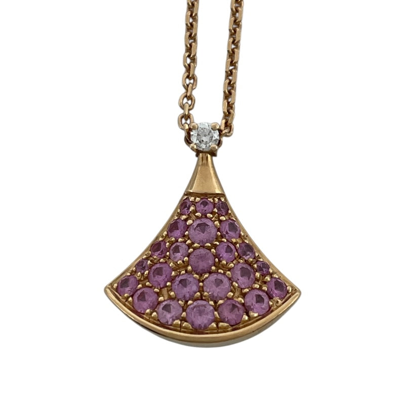 ブルガリ BVLGARI ディーヴァネックレス K18ピンクゴールド 750PG ジュエリー