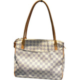 ルイ・ヴィトン LOUIS VUITTON フィジェリPM N41176 アイボリー ダミエ・アズール レディース トートバッグ