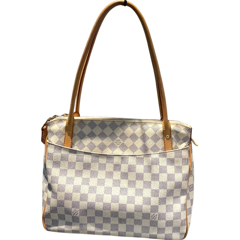 ルイ・ヴィトン LOUIS VUITTON フィジェリPM N41176 アイボリー ダミエ・アズール レディース トートバッグ