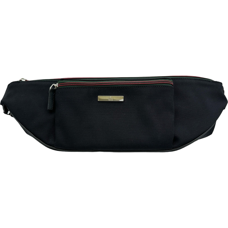 グッチ GUCCI フラットパックラージ ベルトバッグ A005ZF ブラック