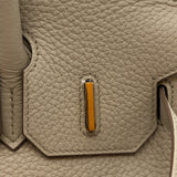 エルメス HERMES バーキン30 U刻印 ベトン/ゴールド金具 トリヨンクレマンス レディース ハンドバッグ