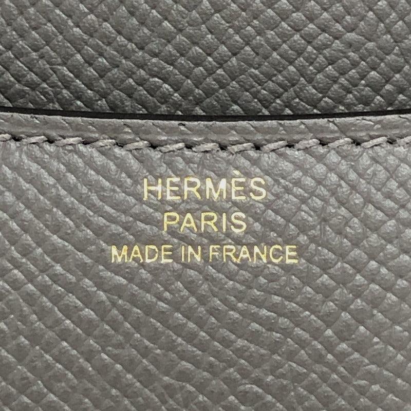 エルメス HERMES コンスタンス３ ミニ Z刻 グリメイヤー ゴールド金具 エプソン レディース ショルダーバッグ