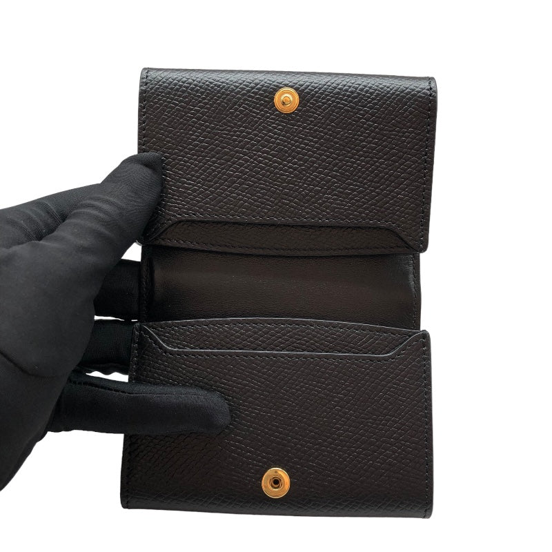 セリーヌ CELINE ビジネスカードホルダー 10J813 ブラック グレインドカーフスキン メンズ カードケース