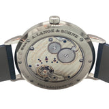 ランゲ＆ゾーネ A.LANGE&SOHNE サクソニア フラッハ 205.086 ブルー K18ホワイトゴールド 750WG/純正ベルト/純正尾錠 手巻き メンズ 腕時計