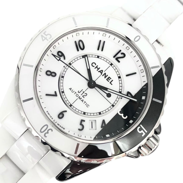 シャネル CHANEL J12 パラドックス J12誕生20周年記念モデル H6515 ホワイト/ブラック セラミック メンズ 腕時計
