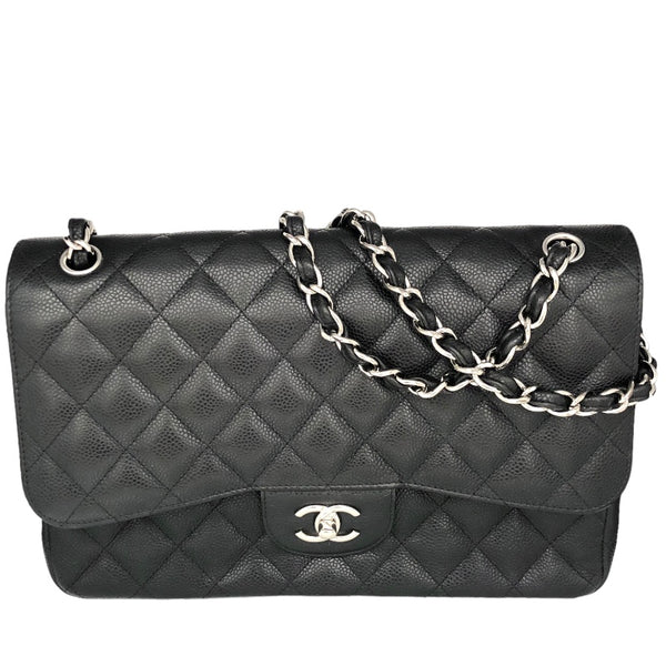 シャネル CHANEL マトラッセ30 A58600 シルバー金具 キャビアスキン レディース ショルダーバッグ