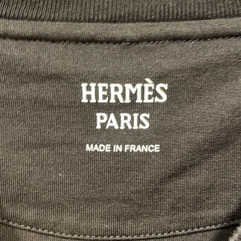 エルメス HERMES 2E4508DU ブラック コットン レディース 半袖Ｔシャツ