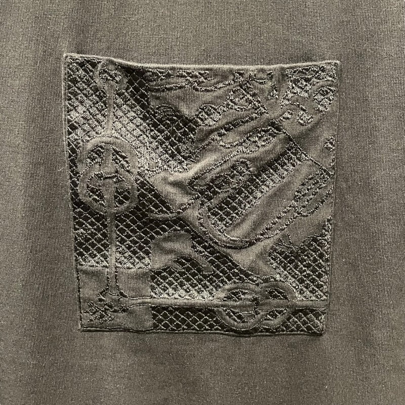 エルメス HERMES 2E4508DU ブラック コットン レディース 半袖Ｔシャツ