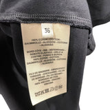 エルメス HERMES 2E4508DU ブラック コットン レディース 半袖Ｔシャツ