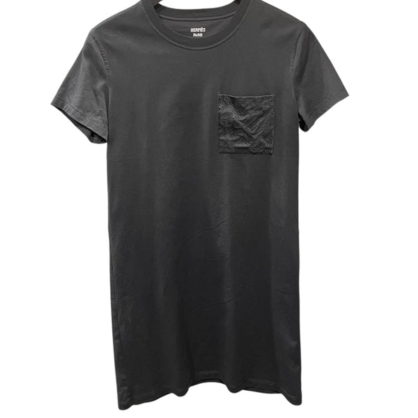 エルメス HERMES 2E4508DU ブラック コットン レディース 半袖Ｔシャツ