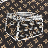 ルイ・ヴィトン LOUIS VUITTON モノグラムエンブロイダード ニットセーター 1ABXYZ ブラウン ウール メンズ ニット