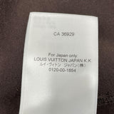 ルイ・ヴィトン LOUIS VUITTON ダブルフェイス トラベルフーディパーカー 1A8HAT ブラウン コットン メンズ パーカー
