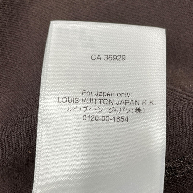 ルイ・ヴィトン LOUIS VUITTON ダブルフェイス トラベルフーディパーカー 1A8HAT ブラウン コットン メンズ パーカー