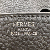 エルメス HERMES バーキン25 W刻 (2024年製) ブラック　シルバー金具 ヴォートゴ レディース ハンドバッグ