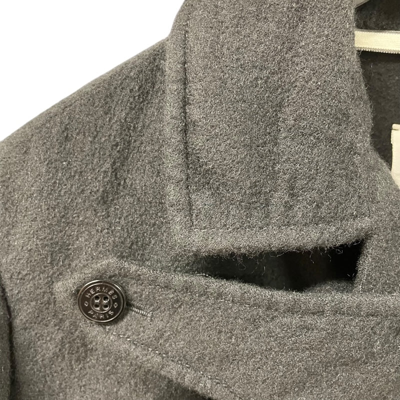 エルメス HERMES ダブルフェイスカシミヤジャケット ブラック