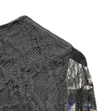 ヴァレンティノ VALENTINO レースレイヤードワンピース SB3VANM54FJ ブラック ポリアミド レディース ワンピース