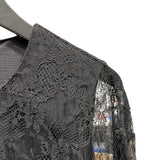 ヴァレンティノ VALENTINO レースレイヤードワンピース SB3VANM54FJ ブラック ポリアミド レディース ワンピース