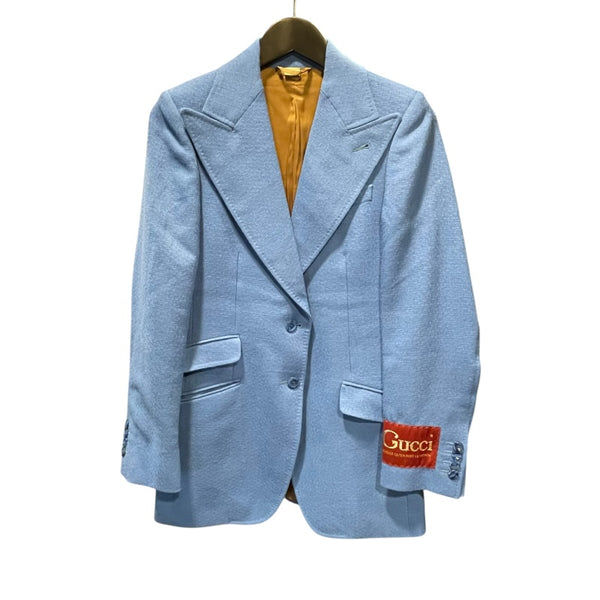 グッチ GUCCI ラベルタグテーラードジャケット 652595 ブルー
