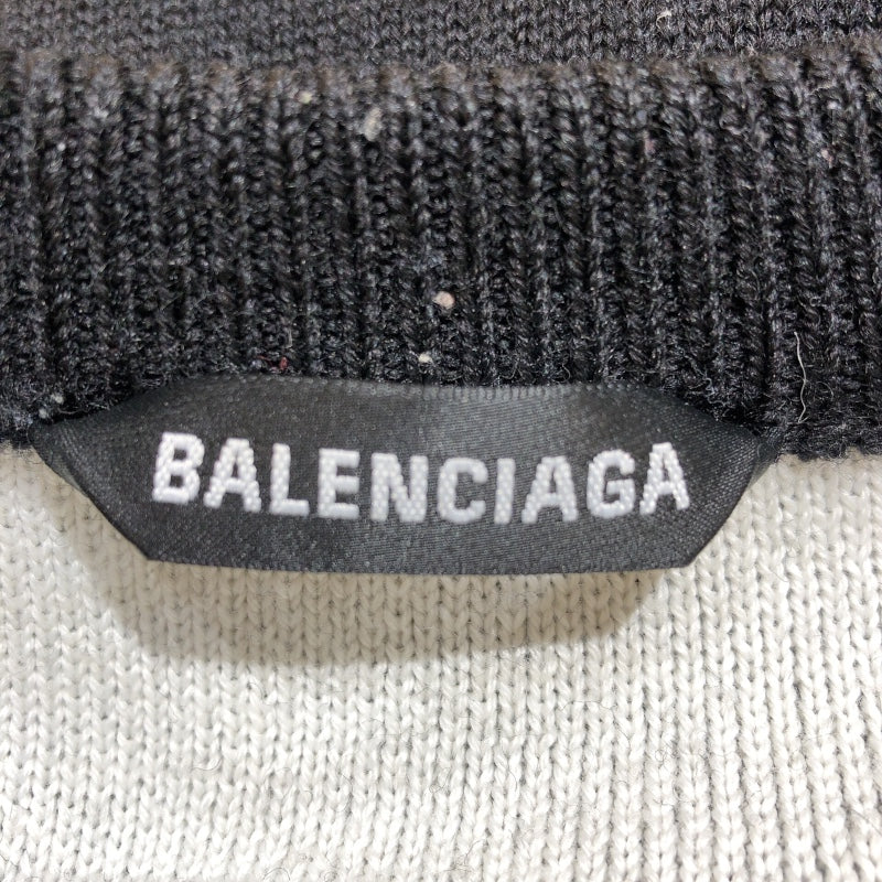 バレンシアガ BALENCIAGA Wi-Fiロゴニットセーター 641733 ブラック ウール メンズ セーター