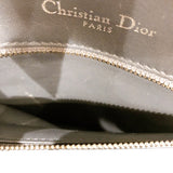 クリスチャン・ディオール Christian Dior ディオラマチェーンショルダー シルバー エンボスレザー レディース ショルダーバッグ