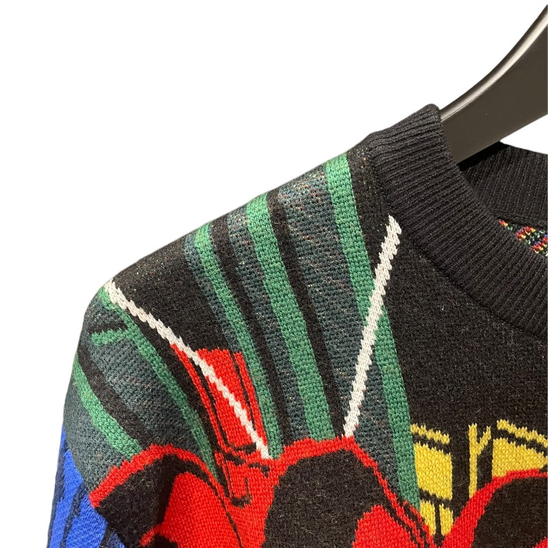 ルイ・ヴィトン LOUIS VUITTON 総柄ニットセーター FHKL62 マルチカラー ウール レディース セーター