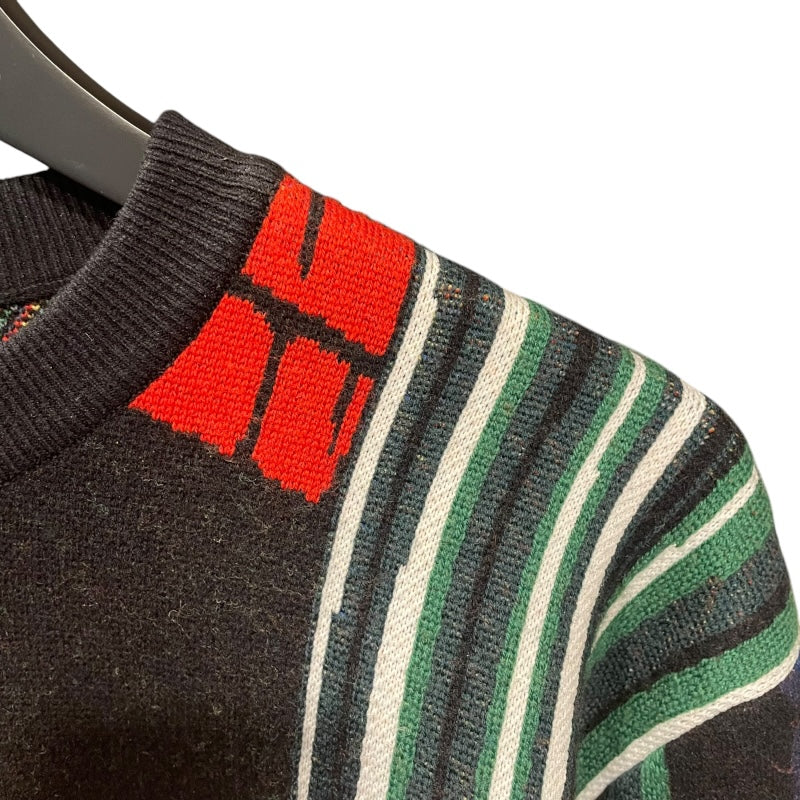 ルイ・ヴィトン LOUIS VUITTON 総柄ニットセーター FHKL62 マルチカラー ウール レディース セーター
