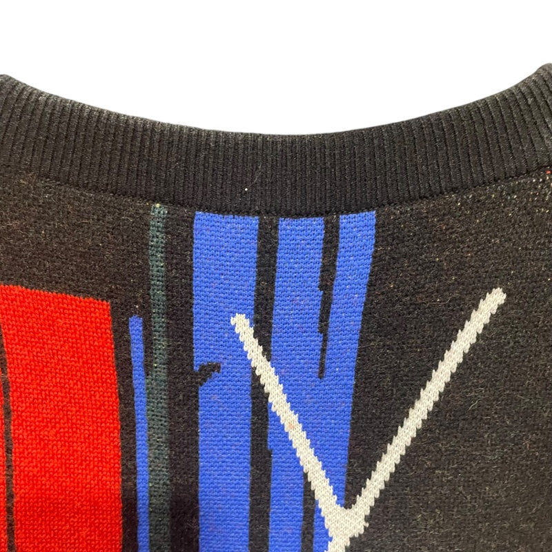 ルイ・ヴィトン LOUIS VUITTON 総柄ニットセーター FHKL62 マルチカラー ウール レディース セーター
