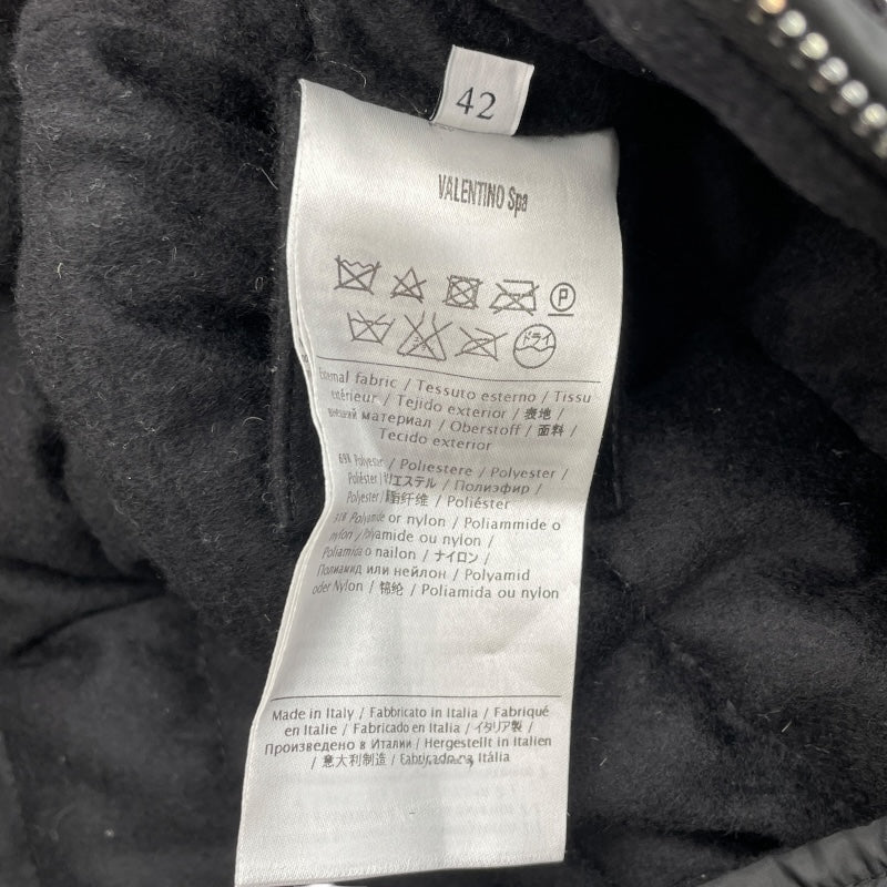 ヴァレンティノ VALENTINO SUB-ZERO レースロングダウンコート FBC36S26-VS00118 ブラック ポリエステル レディース ダウンジャケット