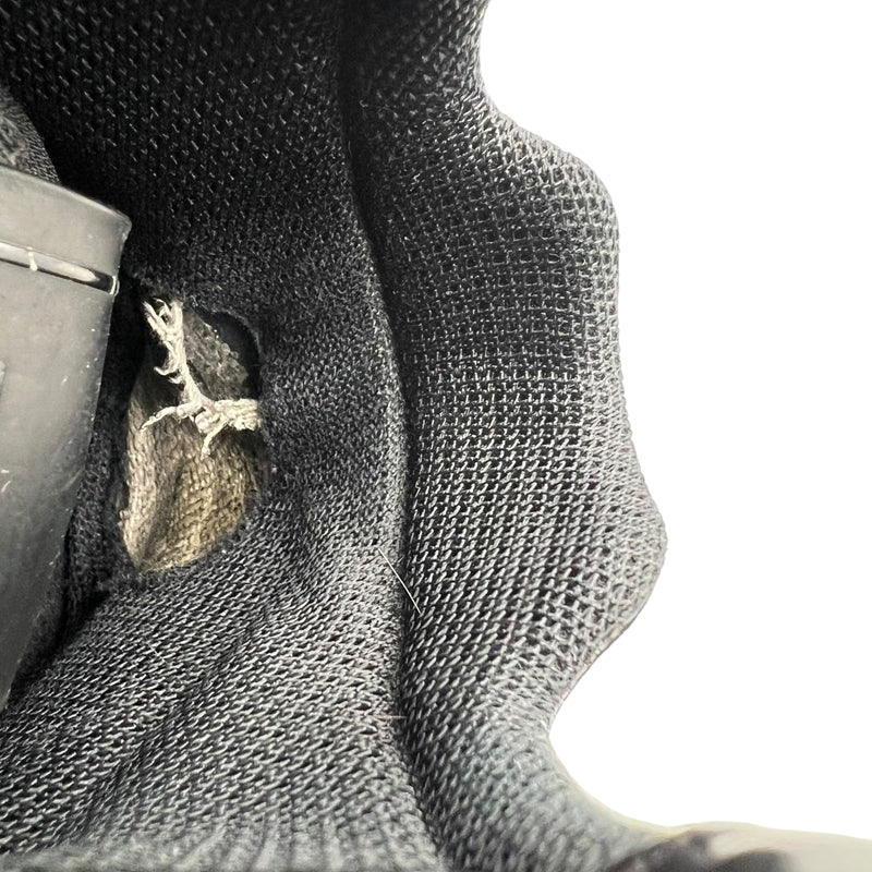 フェンディ FENDI FF ハイカットスニーカーUK7 (約26cm) ブラック×ブラウン レザー/メッシュ メンズ スニーカー