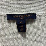 ルイ・ヴィトン LOUIS VUITTON ノーティカルロングカーディガン 1AFLOQ ホワイト コットン レディース カーディガン