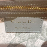 クリスチャン・ディオール Christian Dior レディディオールミディアムウイッカー ピンク/グレー トワルドゥジュイジャガード レディース ショルダーバッグ