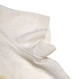 エルメス HERMES Do Re Boucles ツイルレーヌニットシャツ 3H2818D4 アイボリー カシミア レディース 半袖Ｔシャツ