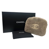 シャネル CHANEL ココマークファーミュール サンダル G45984 36(約23cm) ベージュ ファー レディース サンダル