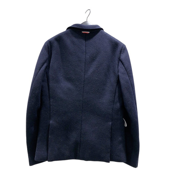 モンクレールガムブルー MONCLER GAMME BLEU GIACCA ブレザーダウンジャケット A23913002100 ネイビー ウール メンズ ダウンジャケット