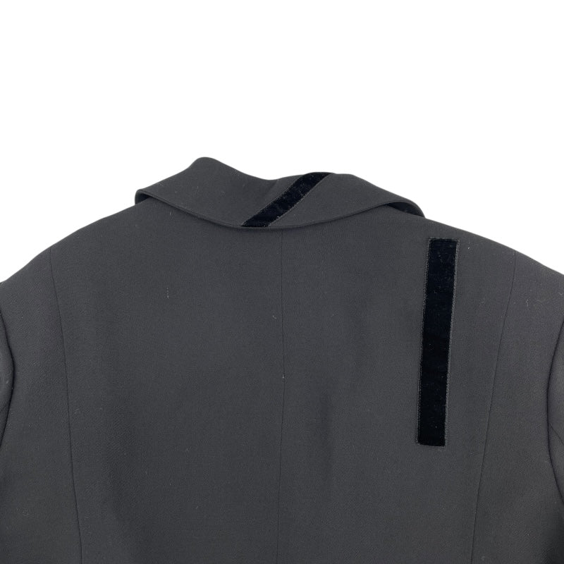 シャネル CHANEL ヴィンテージ ベロアテープテーラードジャケット P11559 ブラック ウール レディース その他アウター
