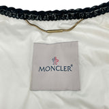 モンクレール MONCLER ELIADI ノーカラーツイードダウンジャケット ブラック ウール レディース ダウンジャケット