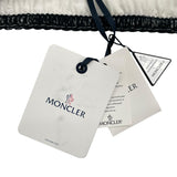 モンクレール MONCLER ELIADI ノーカラーツイードダウンジャケット ブラック ウール レディース ダウンジャケット
