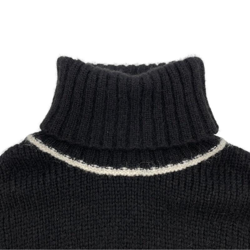 オフホワイト OFF-WHITE バイカラーモヘアニットセーター OWHF008E20KNI001 ブラック モヘア レディース セーター